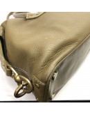 CELINE East West Satchel Shoulder Bag in Taupe Soft Grained Calfskin – GHW