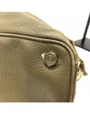 CELINE East West Satchel Shoulder Bag in Taupe Soft Grained Calfskin – GHW