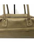 CELINE East West Satchel Shoulder Bag in Taupe Soft Grained Calfskin – GHW