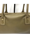 CELINE East West Satchel Shoulder Bag in Taupe Soft Grained Calfskin – GHW