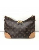 LOUIS VUITTON Monogram Boulogne PM Handbag with Shoulder Strap – GHW (Microchip – Year 2022)