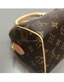LOUIS VUITTON Monogram Speedy Bandouliere 20 Handbag with Black Shoulder Strap – GHW (Microchip – Year 2024)