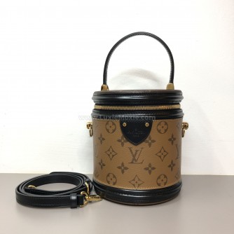 LOUIS VUITTON Monogram & Reverse Monogram Cannes Handbag with Shoulder Strap – GHW (Year 2019)