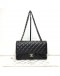 CHANEL Medium Classic Flap (CF) Shoulder Bag in Black Caviar - SHW (Series 26 - Year 2019)