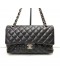 CHANEL Medium Classic Flap (CF) Shoulder Bag in Black Caviar - SHW (Series 26 - Year 2019)