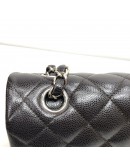 CHANEL Medium Classic Flap (CF) Shoulder Bag in Black Caviar - SHW (Series 26 - Year 2019)