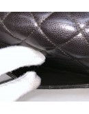 CHANEL Medium Classic Flap (CF) Shoulder Bag in Black Caviar - SHW (Series 26 - Year 2019)