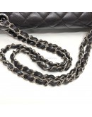 CHANEL Medium Classic Flap (CF) Shoulder Bag in Black Caviar - SHW (Series 26 - Year 2019)