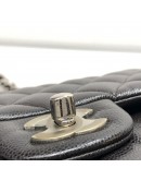 CHANEL Medium Classic Flap (CF) Shoulder Bag in Black Caviar - SHW (Series 26 - Year 2019)
