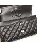 CHANEL Medium Classic Flap (CF) Shoulder Bag in Black Caviar - SHW (Series 26 - Year 2019)