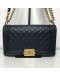 CHANEL Medium Leboy Flap in Dark Blue Caviar – GHW (Series 24 – Year 2018)