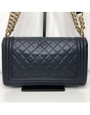 CHANEL Medium Leboy Flap in Dark Blue Caviar – GHW (Series 24 – Year 2018)