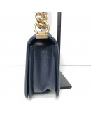 CHANEL Medium Leboy Flap in Dark Blue Caviar – GHW (Series 24 – Year 2018)