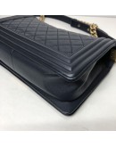 CHANEL Medium Leboy Flap in Dark Blue Caviar – GHW (Series 24 – Year 2018)
