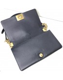 CHANEL Medium Leboy Flap in Dark Blue Caviar – GHW (Series 24 – Year 2018)