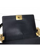 CHANEL Medium Leboy Flap in Dark Blue Caviar – GHW (Series 24 – Year 2018)