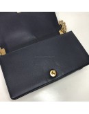 CHANEL Medium Leboy Flap in Dark Blue Caviar – GHW (Series 24 – Year 2018)
