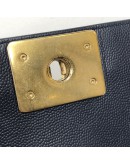 CHANEL Medium Leboy Flap in Dark Blue Caviar – GHW (Series 24 – Year 2018)