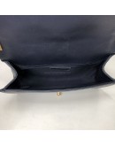 CHANEL Medium Leboy Flap in Dark Blue Caviar – GHW (Series 24 – Year 2018)