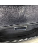 CHANEL Medium Leboy Flap in Dark Blue Caviar – GHW (Series 24 – Year 2018)