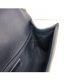 CHANEL Medium Leboy Flap in Dark Blue Caviar – GHW (Series 24 – Year 2018)