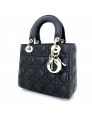 CHRISTIAN DIOR Small Lady Dior My ABCDior Bag in Black Cannage Lambskin – GHW (Year 2021)