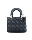 CHRISTIAN DIOR Small Lady Dior My ABCDior Bag in Black Cannage Lambskin – GHW (Year 2021)