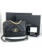 CHANEL 19 Handbag (Small) in Black Shiny Lambskin – Tri Tone Hardware (31 Series – Year 2021)