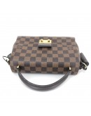 LOUIS VUITTON Damier Ebene Croisette Handbag with Shoulder Strap – GHW (Year 2017)