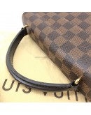 LOUIS VUITTON Damier Ebene Croisette Handbag with Shoulder Strap – GHW (Year 2017)