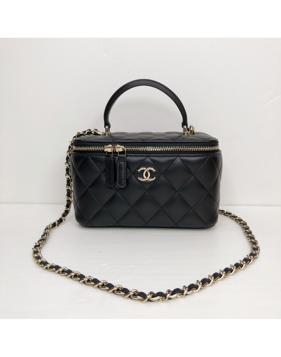 Chanel Vanity Case CC Crossbody with GHW – REDELUXE