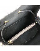 LOUIS VUITTON Monogram Neo Noe MM Bucket Bag in Black – GHW (Microchip New  Model)