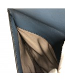 BOTTEGA VENETA Blue Intreciatto Leather Clutch Bag - RHW