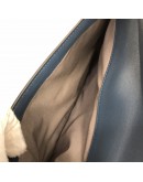 BOTTEGA VENETA Blue Intreciatto Leather Clutch Bag - RHW