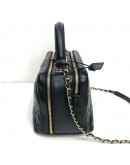 CHANEL Medium Trendy CC Bowling Bag in Black Lambskin – GHW (25 Series – Year 2019)