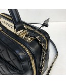 CHANEL Medium Trendy CC Bowling Bag in Black Lambskin – GHW (25 Series – Year 2019)