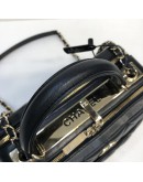 CHANEL Medium Trendy CC Bowling Bag in Black Lambskin – GHW (25 Series – Year 2019)