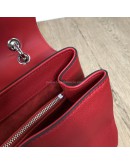 LOUIS VUITTON Very One Handle Bag Monogram Leather in Rubis (Red) with Shoulder Strap – SHW [tied with original LV Silk Twilly]