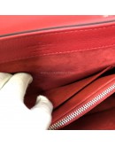 LOUIS VUITTON Very One Handle Bag Monogram Leather in Rubis (Red) with Shoulder Strap – SHW [tied with original LV Silk Twilly]