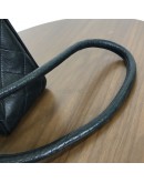 CHANEL Vintage Turn Lock Black Lambskin Shoulder/Crossbody Flap Bag - GHW