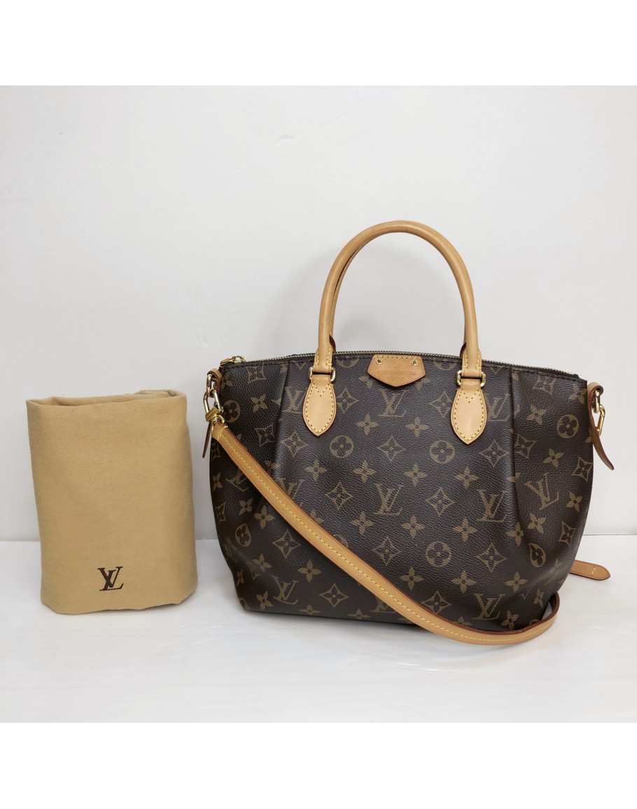 LOUIS VUITTON Monogram Turenne PM Tote Handbag with Shoulder Strap - GHW