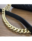 CHANEL Medium Leboy Flap Bag in Black Smooth Calfskin – Aged Gold Hardware (27 Series – Year 2019)