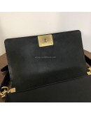CHANEL Medium Leboy Flap Bag in Black Smooth Calfskin – Aged Gold Hardware (27 Series – Year 2019)