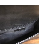 CHANEL Medium Leboy Flap Bag in Black Smooth Calfskin – Aged Gold Hardware (27 Series – Year 2019)