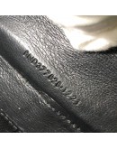 YVES SAINT LAURENT Medium Monogram Chain Wallet (WOC) in Black Grained Calfskin - GHW (Year 2022)