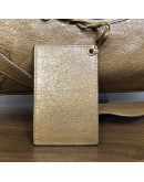 BALENCIAGA Medium Classic City Handbag with Shoulder Strap in Brown Arena Lambskin – GHW