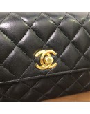 CHANEL Vintage Mini Rectangular Classic Flap (CF) in Black Lambskin – GHW