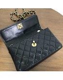 CHANEL Vintage Mini Rectangular Classic Flap (CF) in Black Lambskin – GHW