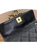 CHANEL Vintage Mini Rectangular Classic Flap (CF) in Black Lambskin – GHW