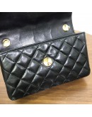 CHANEL Vintage Mini Rectangular Classic Flap (CF) in Black Lambskin – GHW